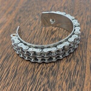 Bicycle Chain Bracelet Punk Rock Goth Made In USA